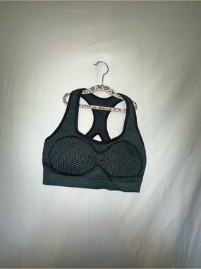 Gymshark Textured Racerback Sports Bra - Dark Teal